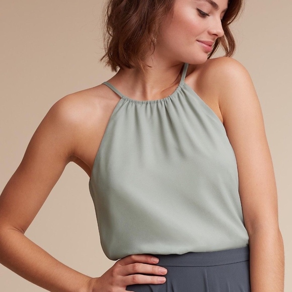 BHLDN Tops - NEW BHLDN Donna Morgan Sage Green Hunter Tank Top